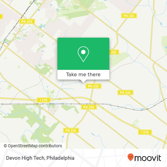 Devon High Tech map