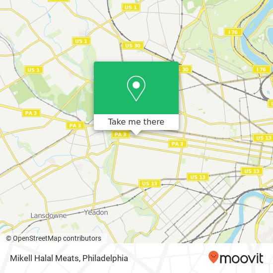 Mapa de Mikell Halal Meats