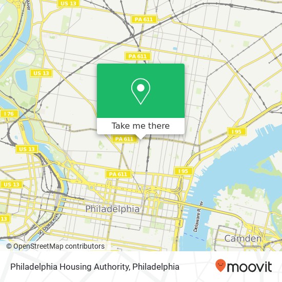 Philadelphia Housing Authority map