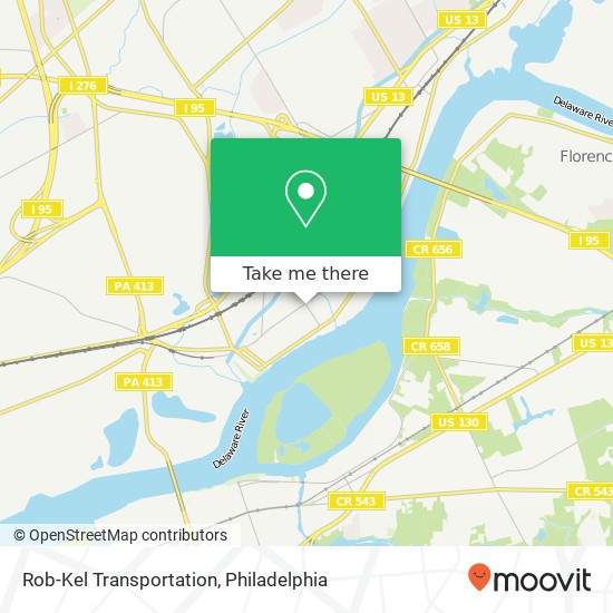 Rob-Kel Transportation map