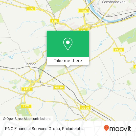 Mapa de PNC Financial Services Group