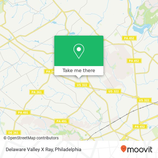 Delaware Valley X Ray map