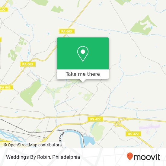 Weddings By Robin map