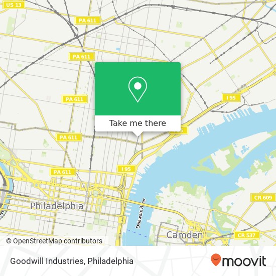 Goodwill Industries map