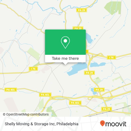 Shelly Moving & Storage Inc map