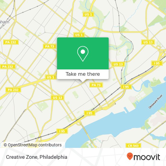 Mapa de Creative Zone