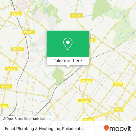 Faust Plumbing & Heating Inc map