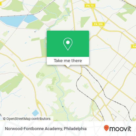 Mapa de Norwood-Fontbonne Academy