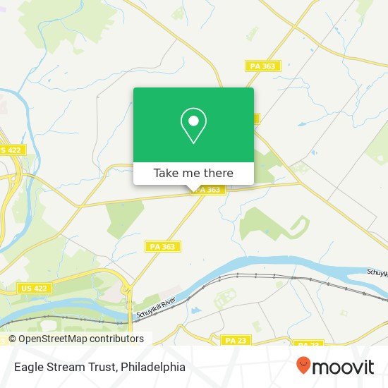 Eagle Stream Trust map