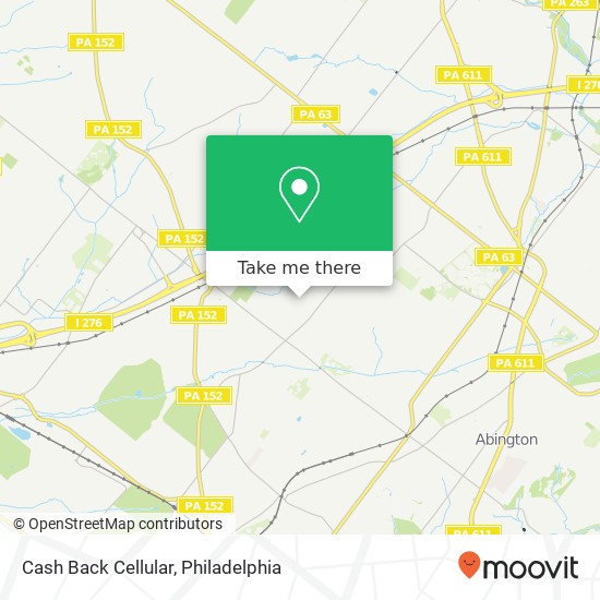 Cash Back Cellular map