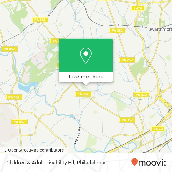 Mapa de Children & Adult Disability Ed