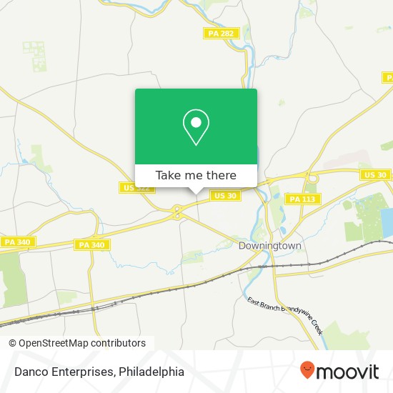 Mapa de Danco Enterprises