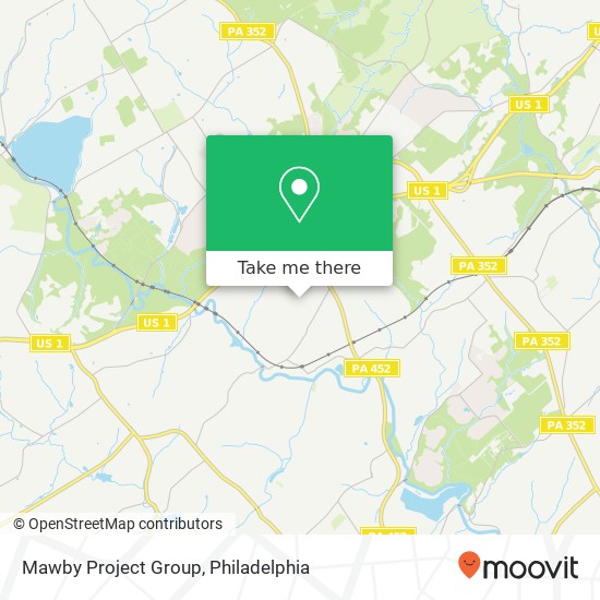 Mapa de Mawby Project Group
