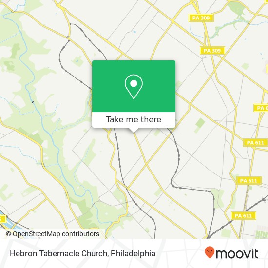 Hebron Tabernacle Church map