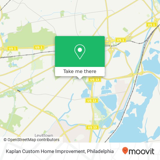 Mapa de Kaplan Custom Home Improvement