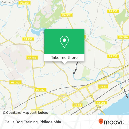 Pauls Dog Training map