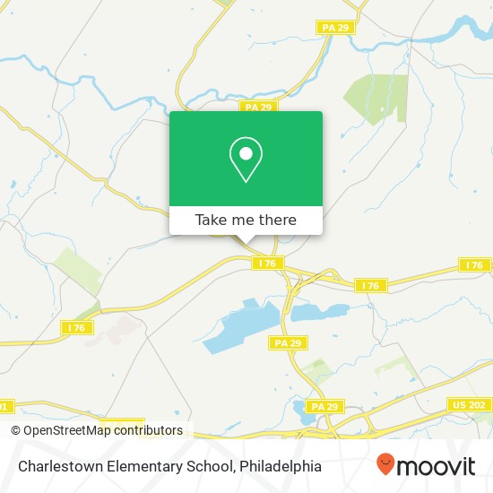 Mapa de Charlestown Elementary School