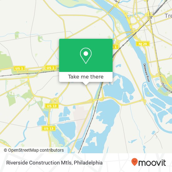 Mapa de Riverside Construction Mtls