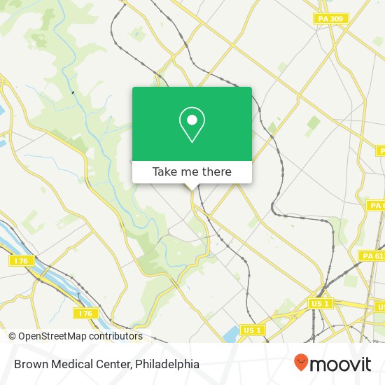 Mapa de Brown Medical Center