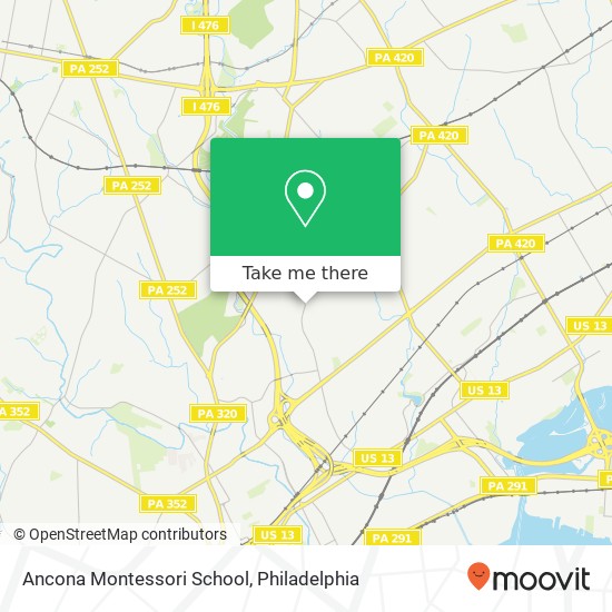 Ancona Montessori School map