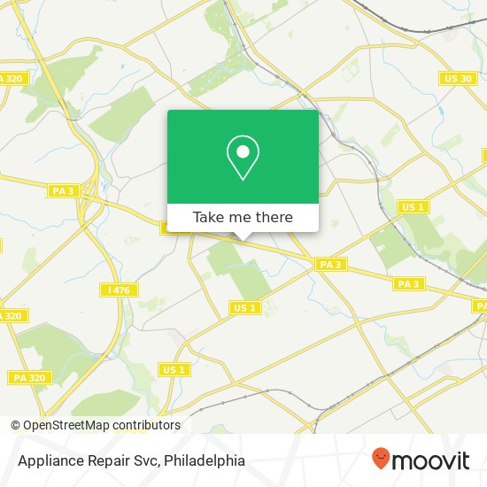 Appliance Repair Svc map