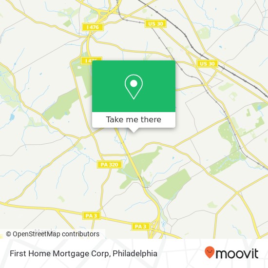 First Home Mortgage Corp map