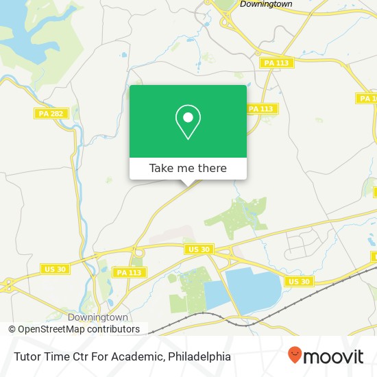 Tutor Time Ctr For Academic map