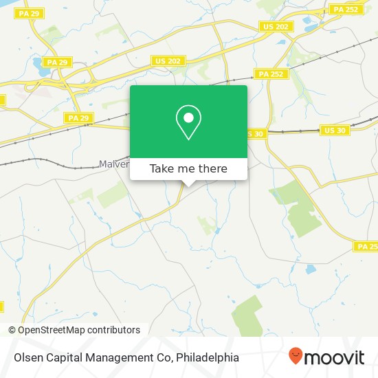 Mapa de Olsen Capital Management Co