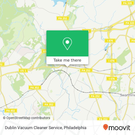 Dublin Vacuum Cleaner Service map