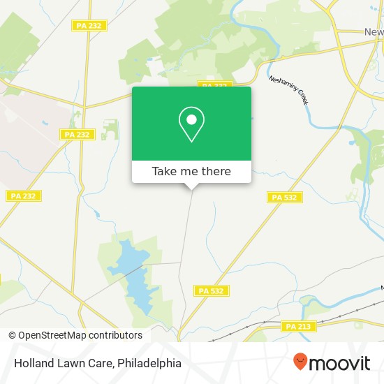 Holland Lawn Care map