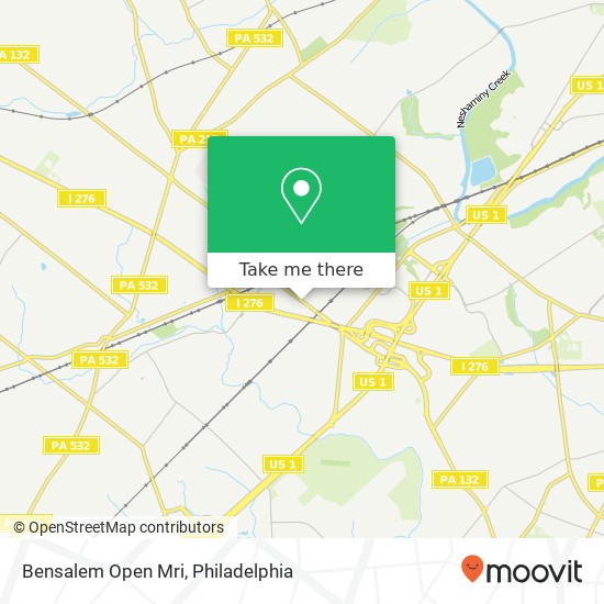 Mapa de Bensalem Open Mri