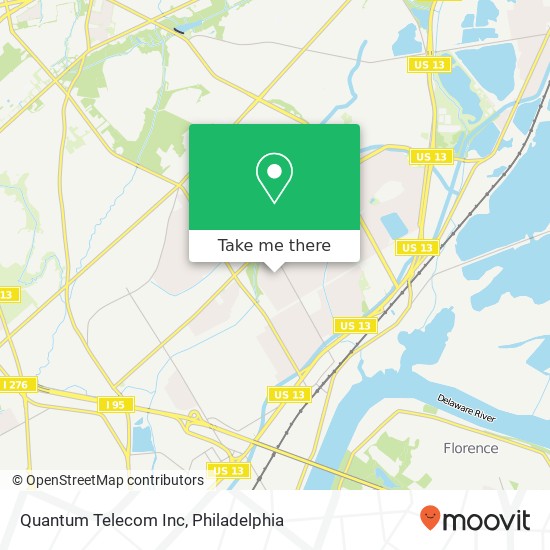 Quantum Telecom Inc map