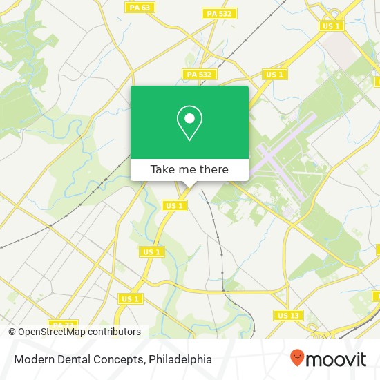 Mapa de Modern Dental Concepts