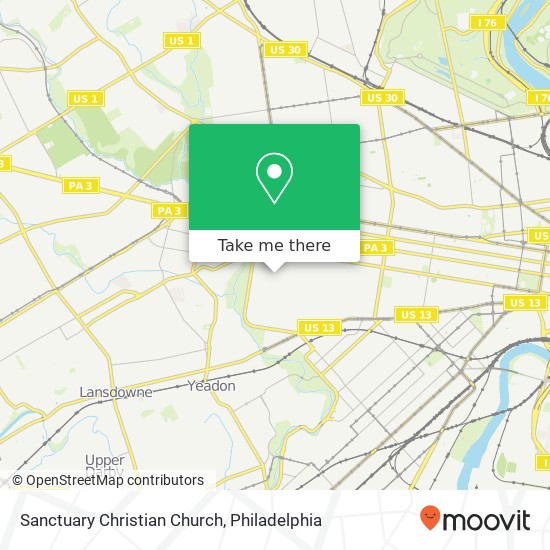 Mapa de Sanctuary Christian Church