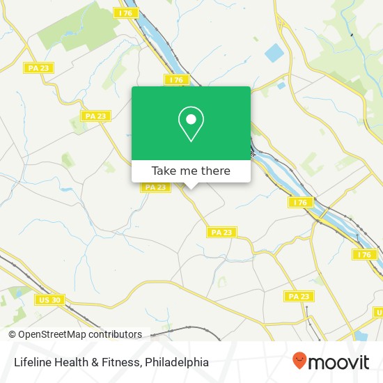 Lifeline Health & Fitness map