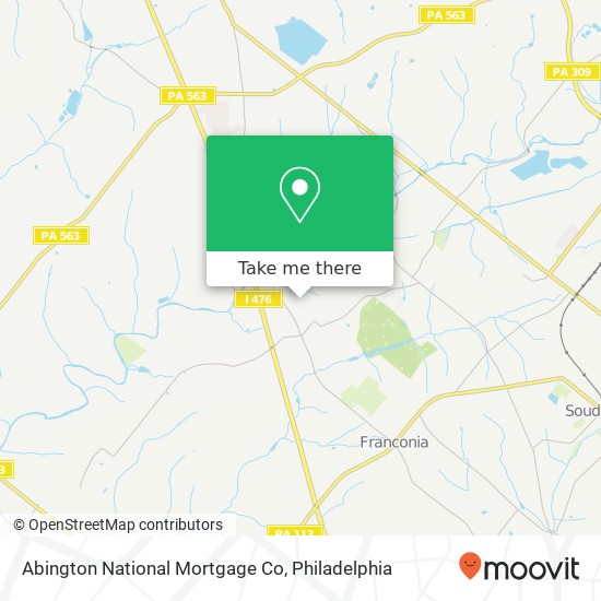 Abington National Mortgage Co map