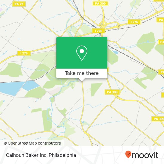 Calhoun Baker Inc map