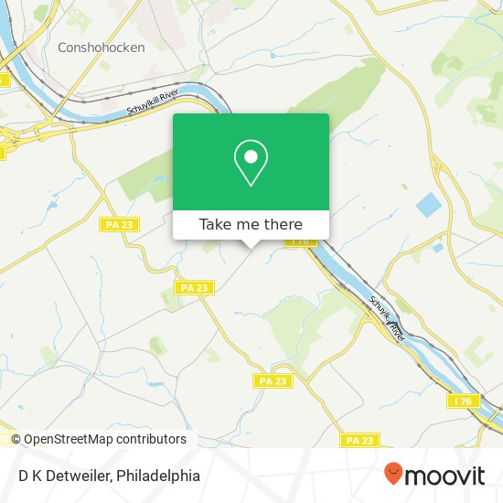 Mapa de D K Detweiler