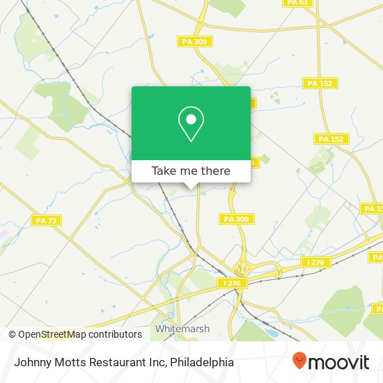 Johnny Motts Restaurant Inc map