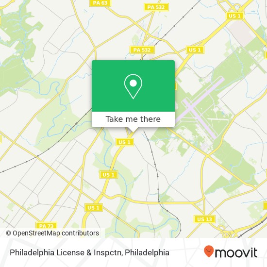 Mapa de Philadelphia License & Inspctn