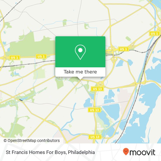 St Francis Homes For Boys map