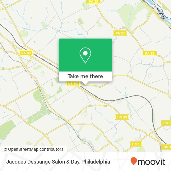 Mapa de Jacques Dessange Salon & Day
