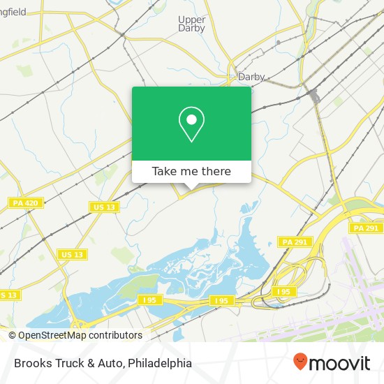 Brooks Truck & Auto map