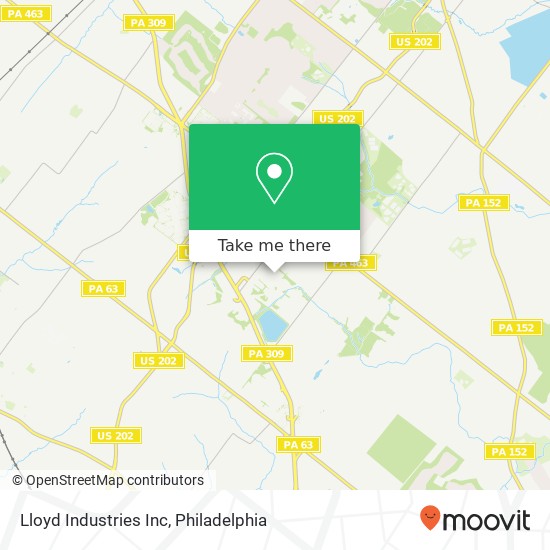 Lloyd Industries Inc map