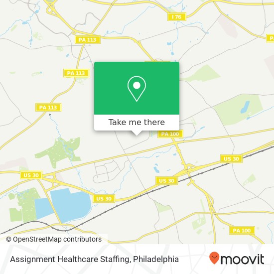 Mapa de Assignment Healthcare Staffing