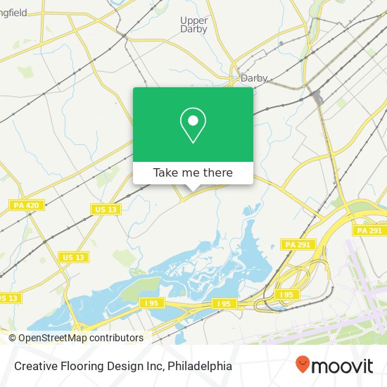 Mapa de Creative Flooring Design Inc