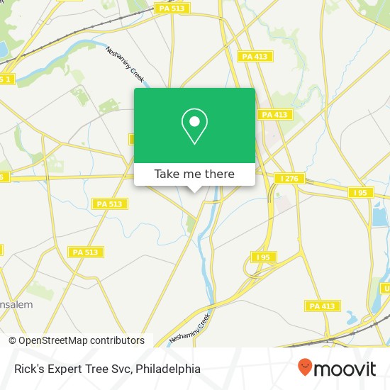 Mapa de Rick's Expert Tree Svc