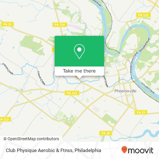 Club Physique Aerobic & Ftnss map