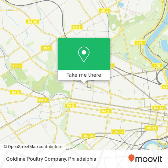 Mapa de Goldfine Poultry Company