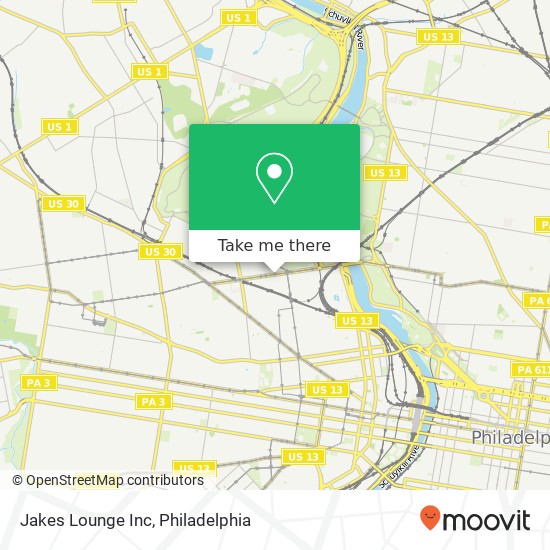 Jakes Lounge Inc map